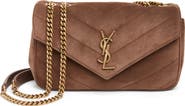 Saint Laurent Small Loulou Chain Leather Shoulder Bag