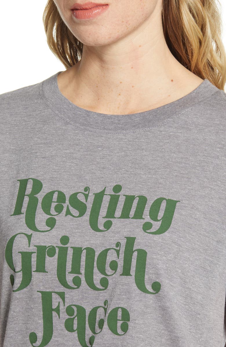 Sub_Urban Riot Resting Grinch Face Tee, Alternate, color, 
