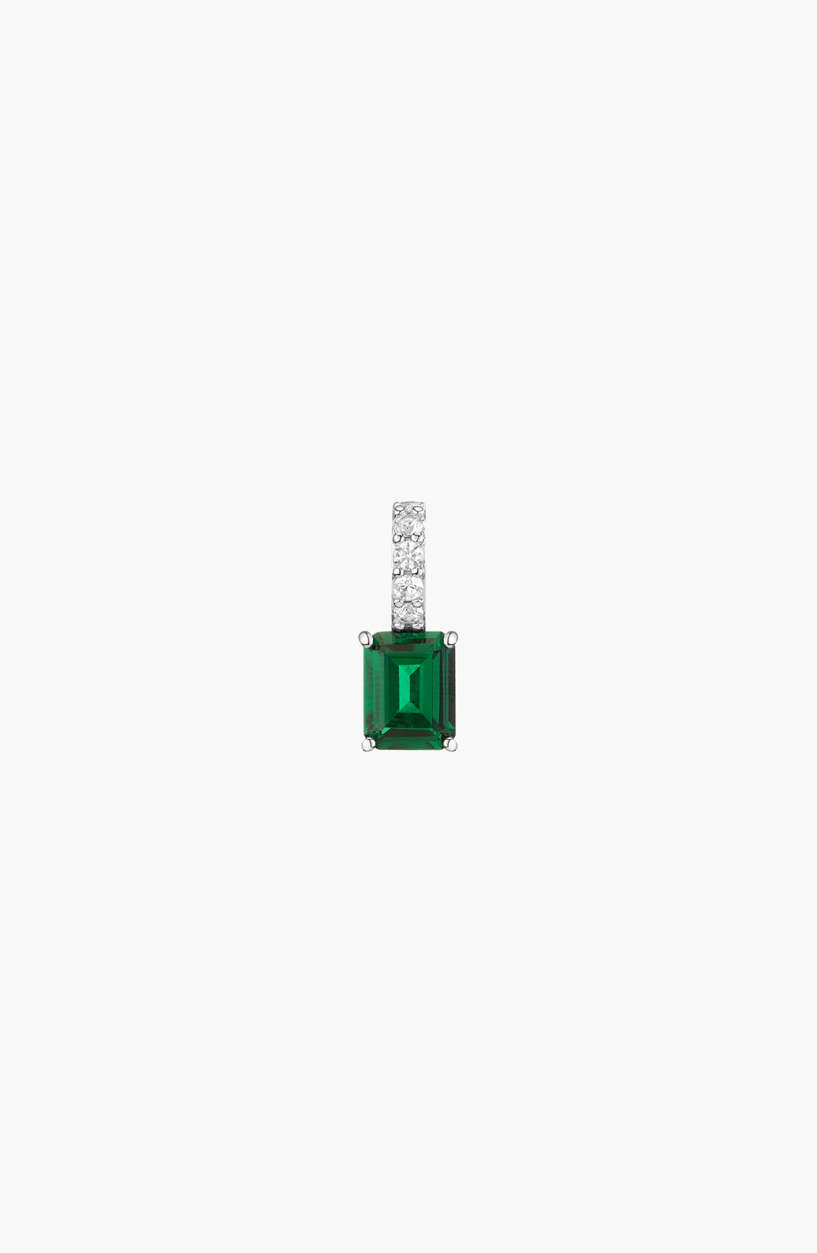 White Gold / Green Emerald