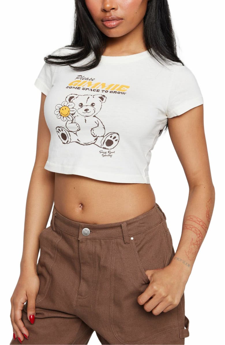 Samii Ryan GIMMIE SPACE BABY TEE, Alternate, color, White