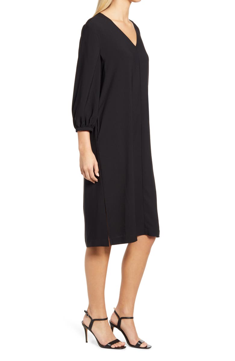 Nordstrom V-Neck Blouson Sleeve Dress, Alternate, color, 