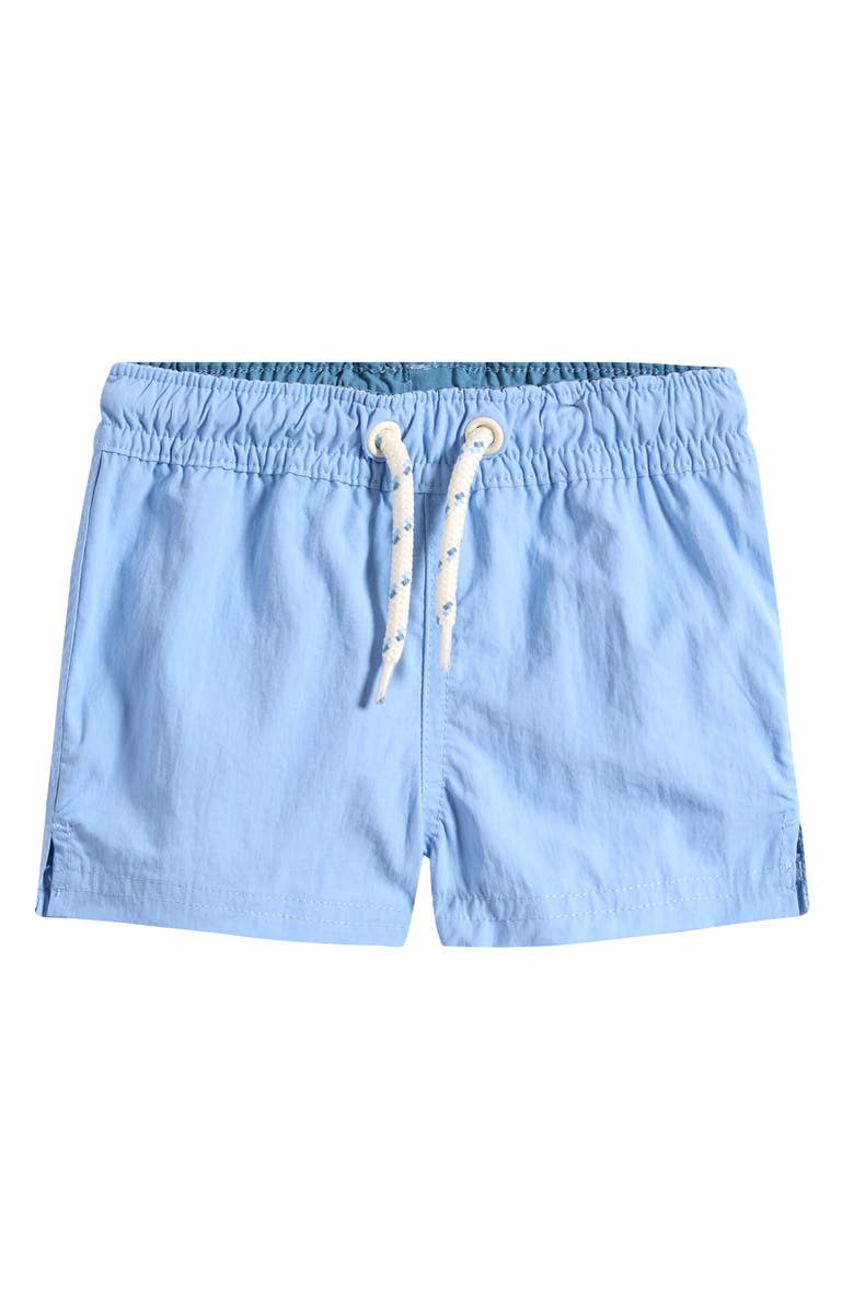 Little Planet Swim Trunks, Main, color, Blue