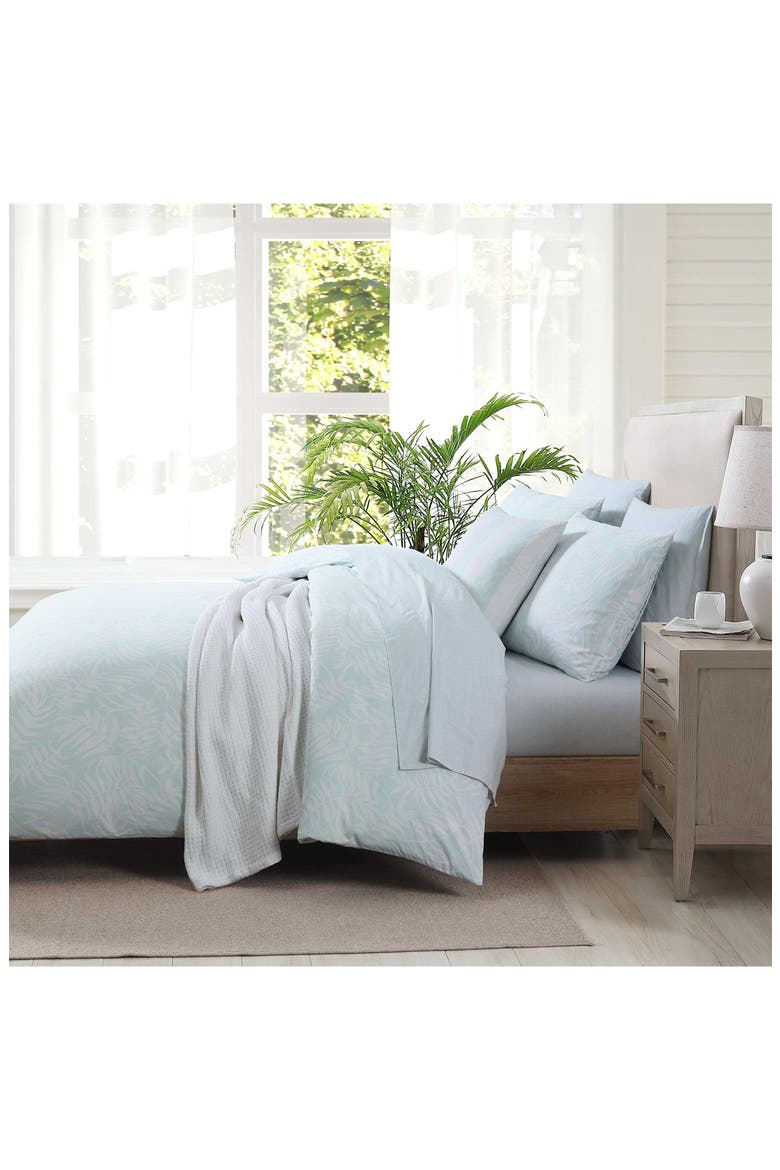 Art of Palms Comforter Set, Alternate, color, BLUE LAGOON