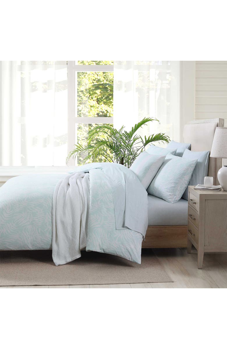 Tommy Bahama Art of Palms Comforter Set, Alternate, color, Blue Lagoon