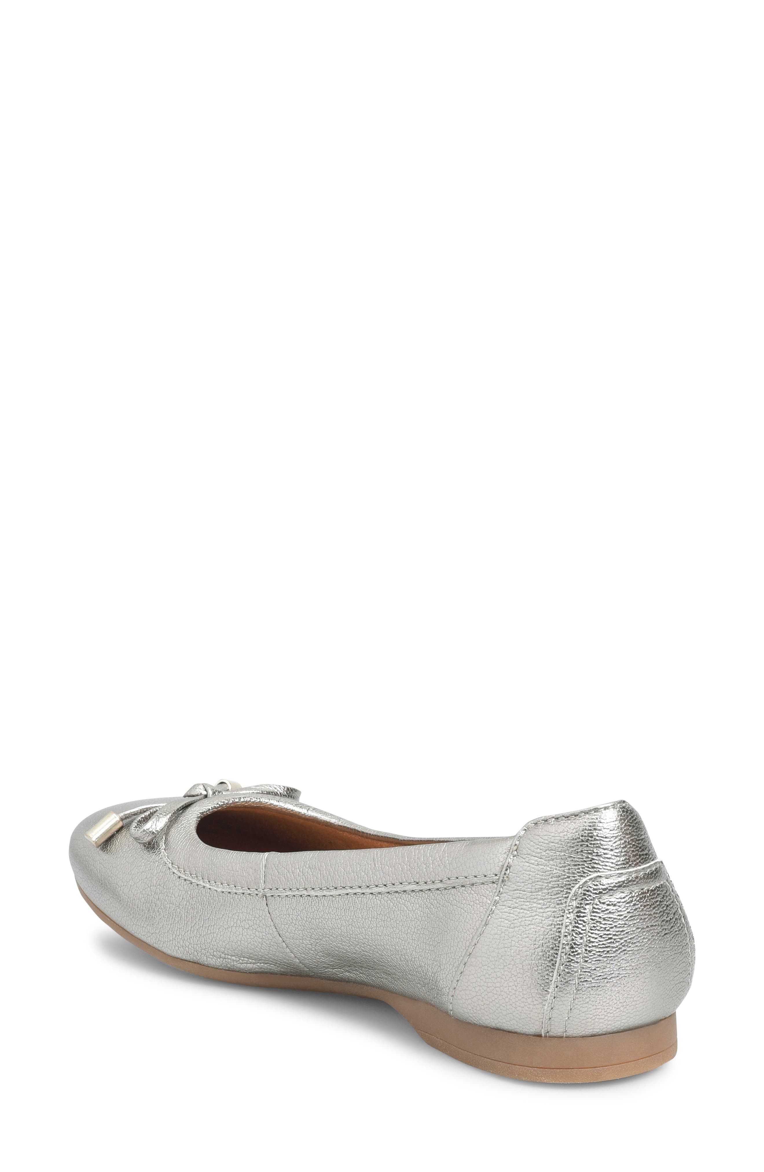 Comfortiva Keegan Ballet Flat, Alternate, color, Grey-Gold