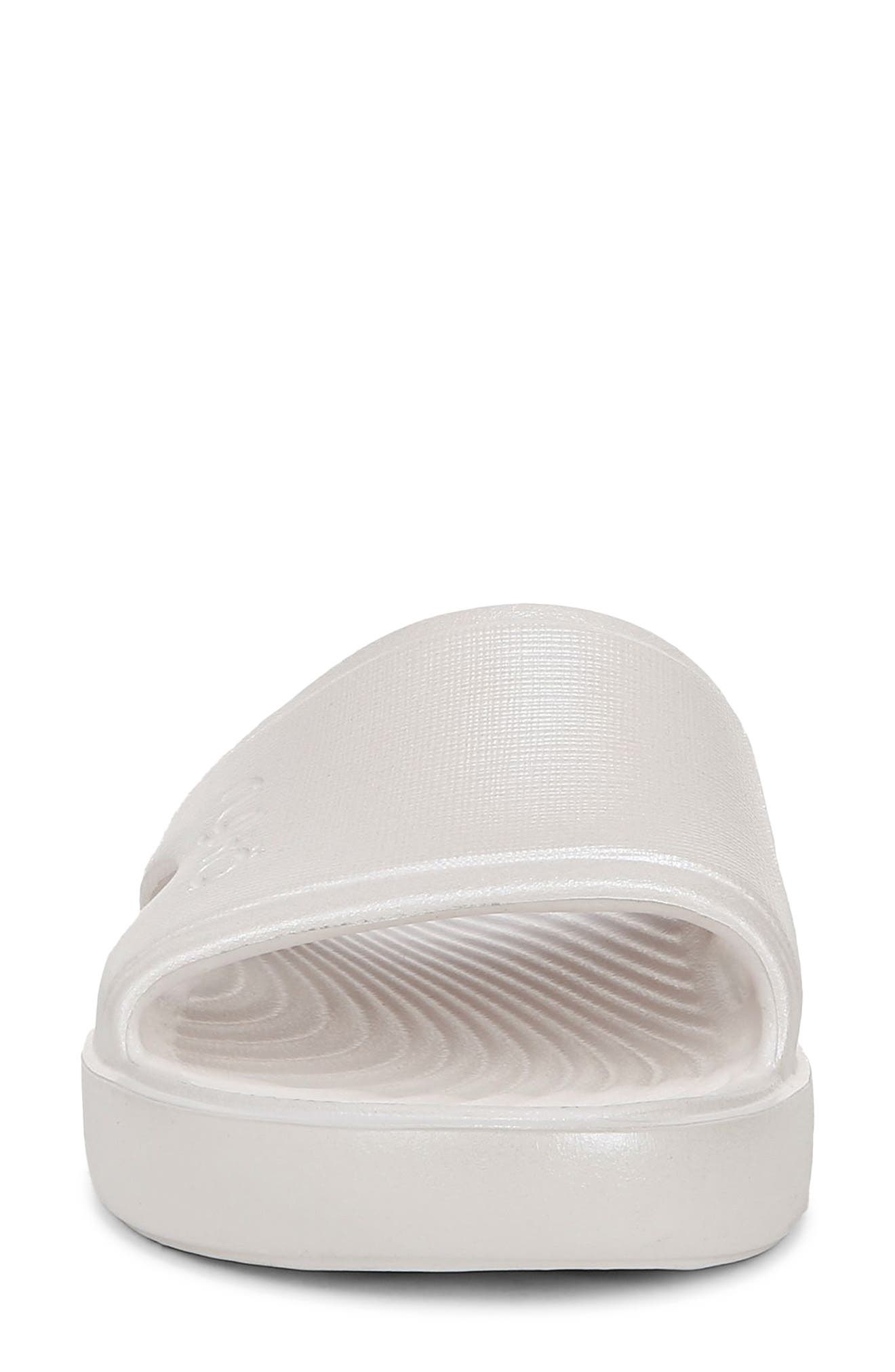 Soothe Slide Sandal, Alternate, color, WHITE PEARL