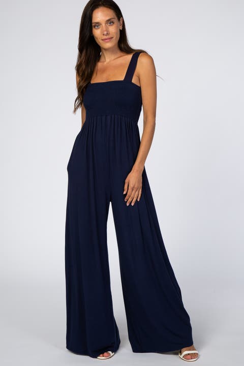 Sleeveless Wide Leg Jumpsuit