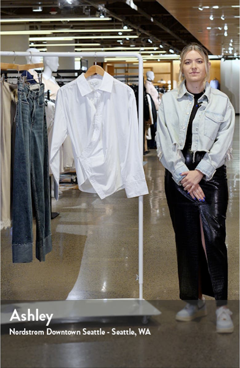 Asymmetric Button-Up Shirt, sales video thumbnail