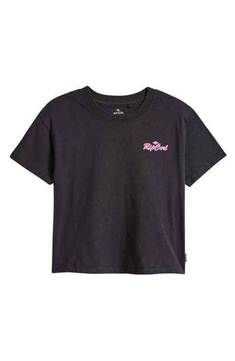 Kids' Logo Crop T-Shirt (Big Kid)