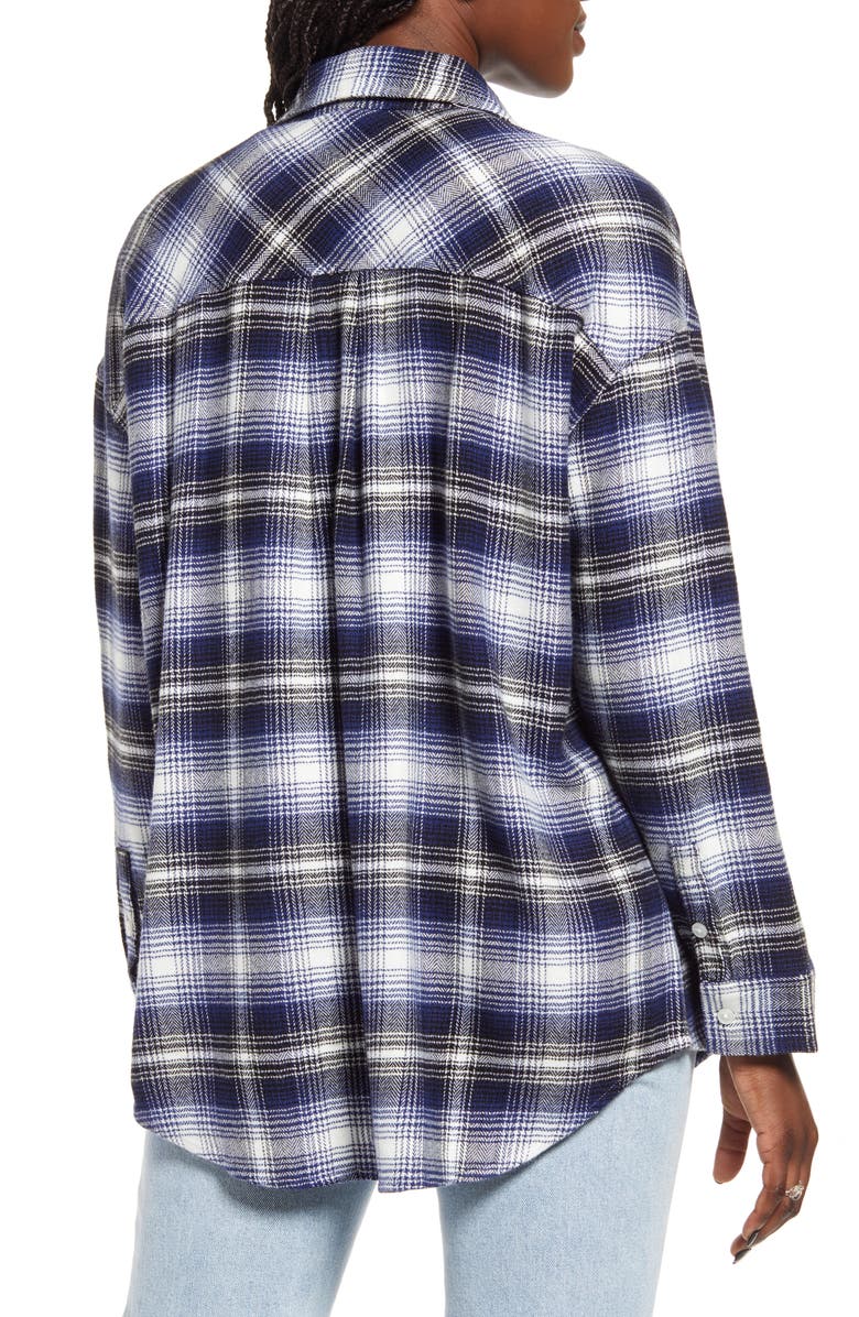BP. Boyfriend Plaid Shirt, Alternate, color,