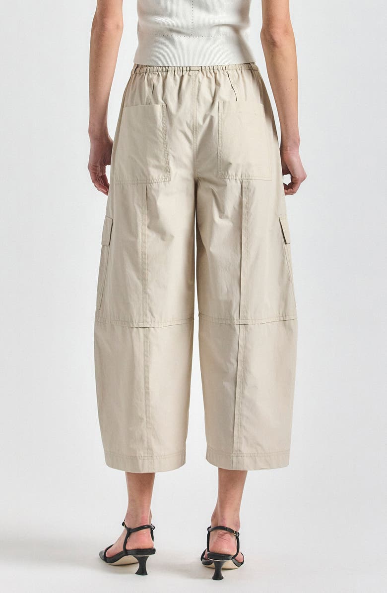 Derek Lam 10 Crosby Ruth Wide Leg Cargo Pants, Alternate, color, Oyster Gray