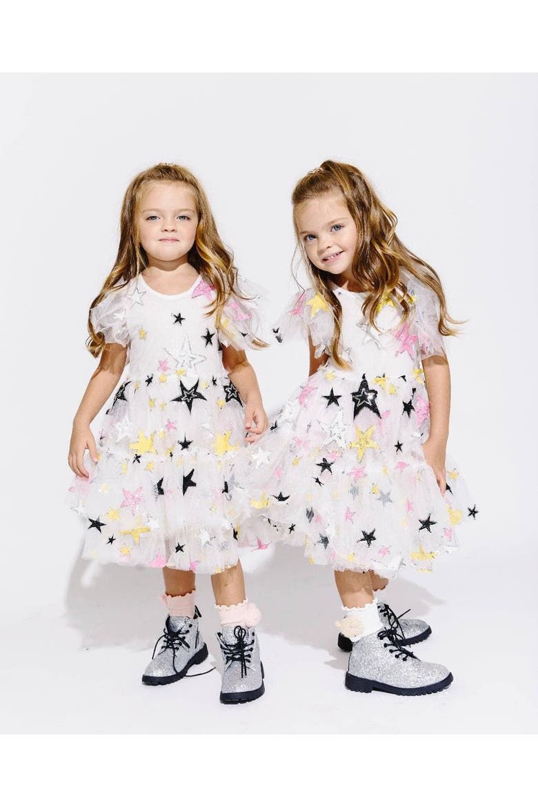 Super Star Party Dress, Alternate, color, White