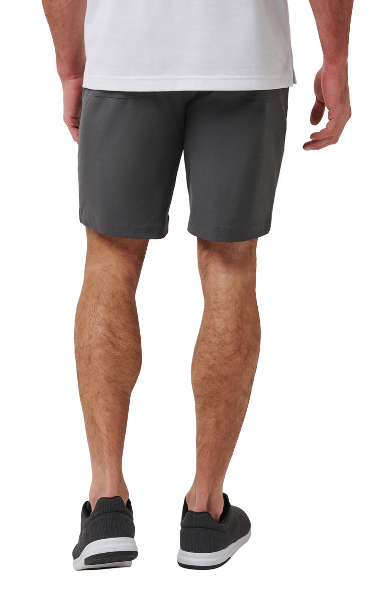 Travel Year flat Front Shorts, Alternate, color, GREY PINSTRIPE