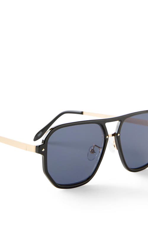 Cotton On Mikayla Aviator Sunglasses In Black