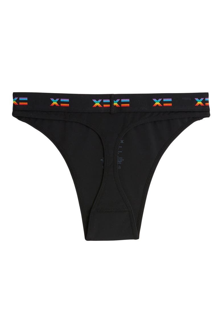 SmoothTuck Tucking Thong, Alternate, color, RAINBOW X