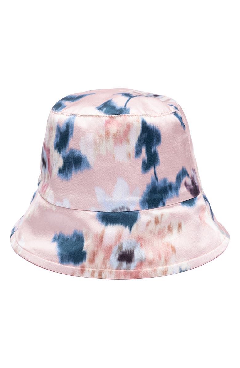 Eugenia Kim Yuki Cotton Blend Reversible Bucket Hat, Main, color, Blush/ Rose
