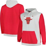 FANATICS Men's Fanatics Branded Red/Silver Chicago Bulls Big & Tall Primary Arctic Pullover Hoodie