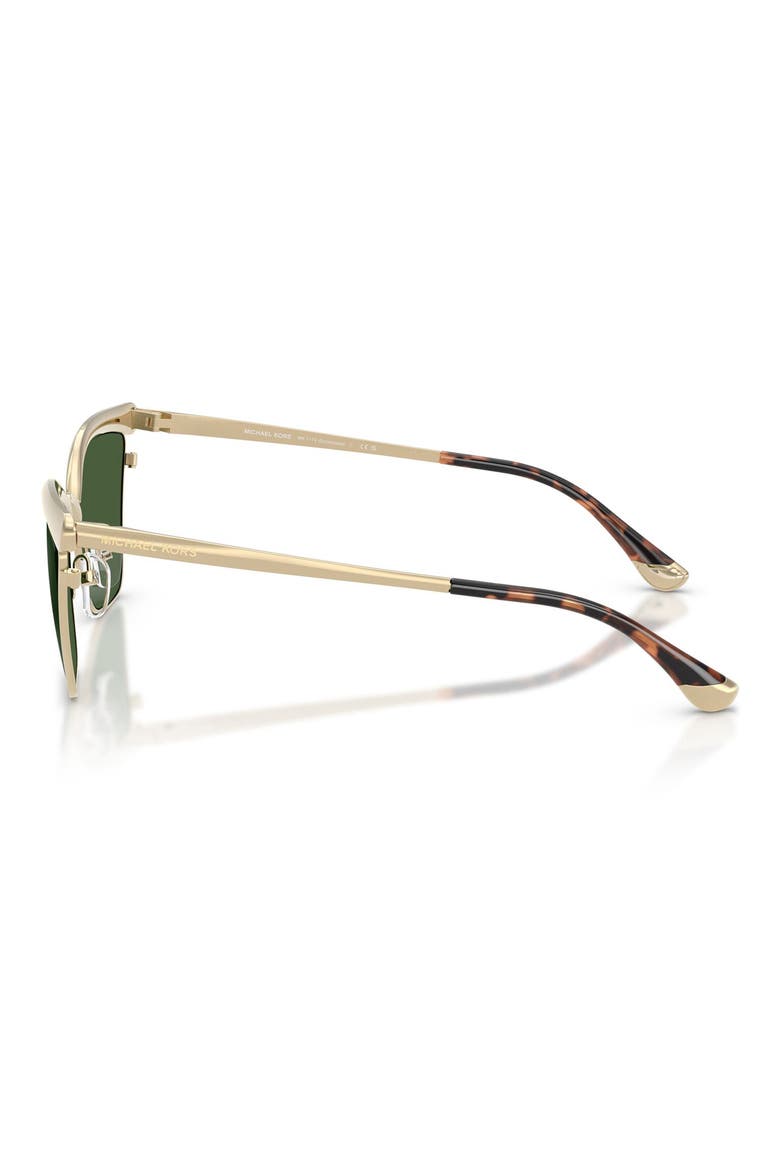 Scottsdale 56mm Cat Eye Sunglasses, Alternate, color, LIGHT GOLD
