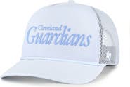 '47 Men's '47 Light Blue Cleveland Guardians Foundation Script Hitch Adjustable Trucker Hat