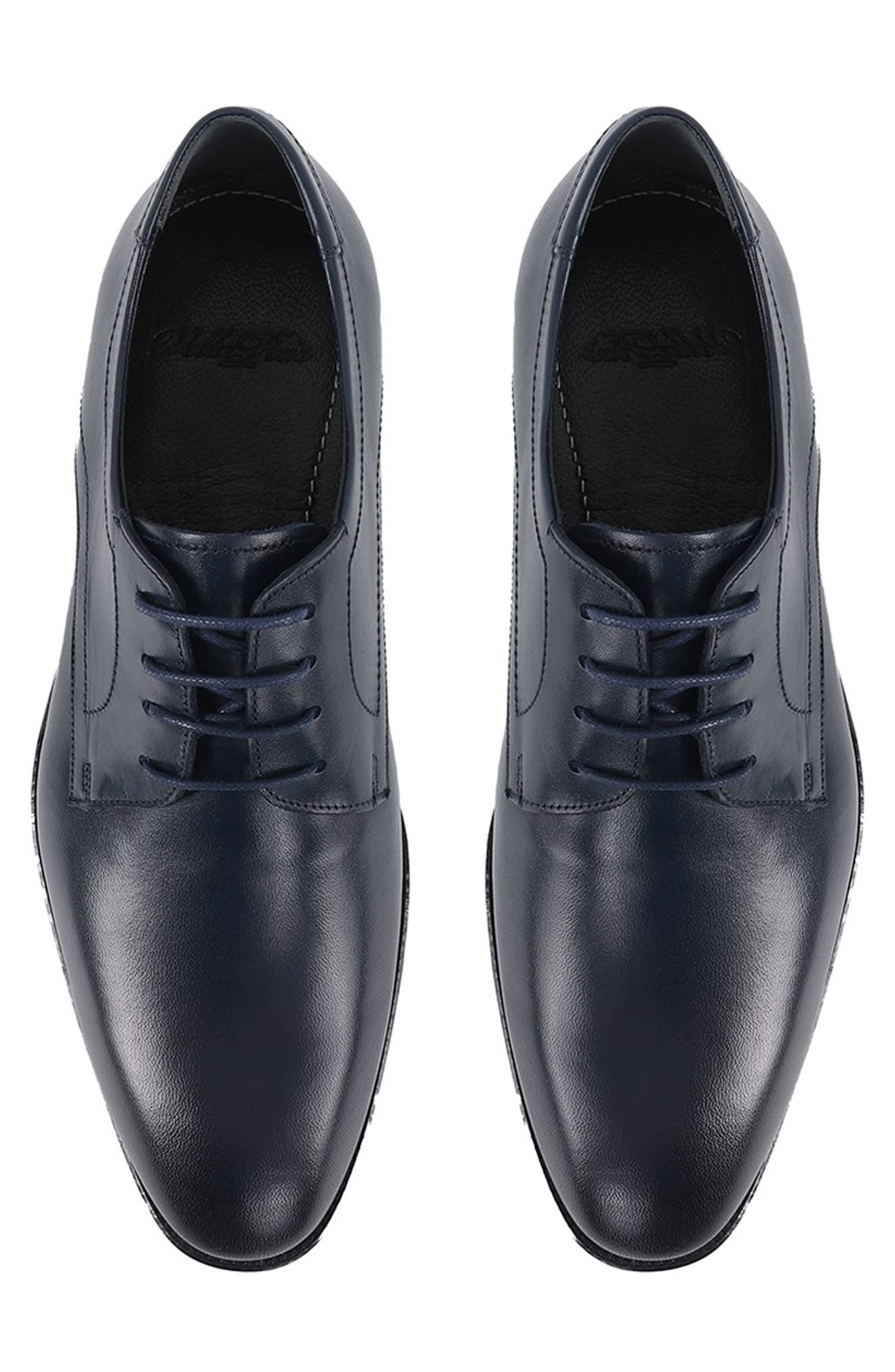 VELLAPAIS Imperiali Plain Toe Derby, Alternate, color, Navy Blue
