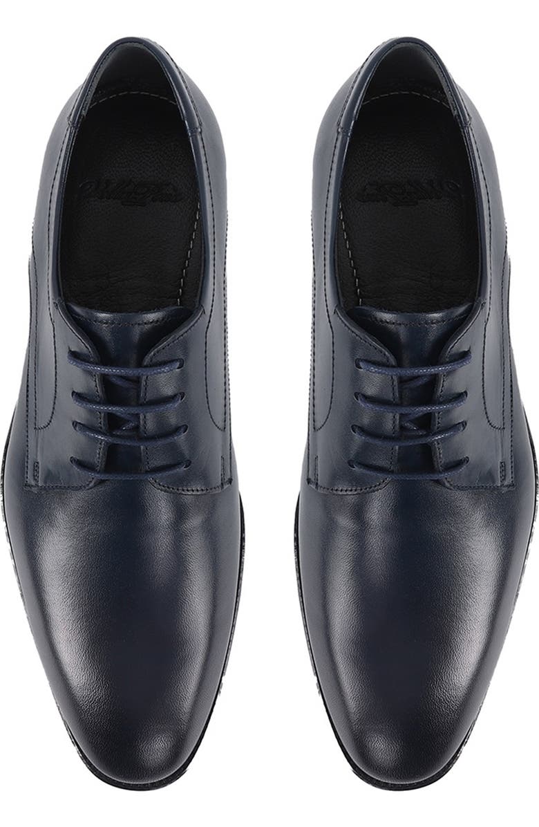 VELLAPAIS Imperiali Plain Toe Derby, Alternate, color, Navy Blue