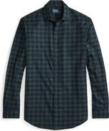 Polo Ralph Lauren Classic Fit Plaid Cotton Twill Button-Up Shirt