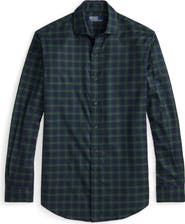 Polo Ralph Lauren Classic Fit Plaid Cotton Twill Button-Up Shirt