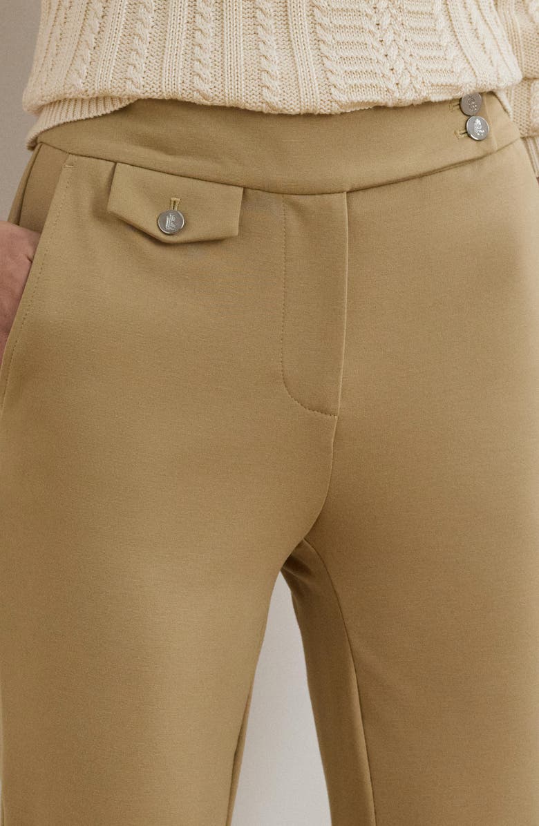 Lauren Ralph Lauren Ponte Ankle Slim Straight Leg Pants, Alternate, color, 