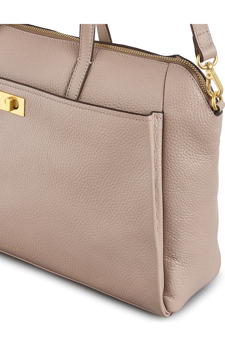 Radley Brook Avenue Medium Zip Top Satchel Bag, Alternate, color, Latte