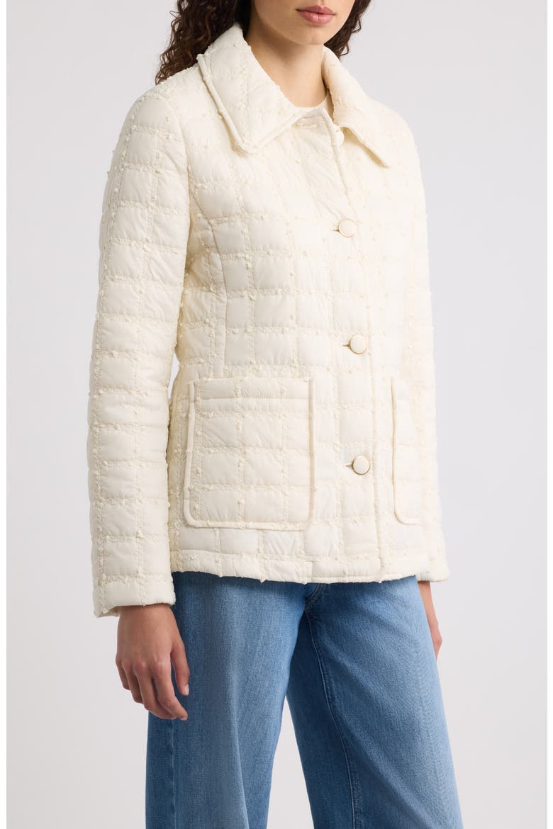Quilted Barn Jacket, Alternate, color, CREAM