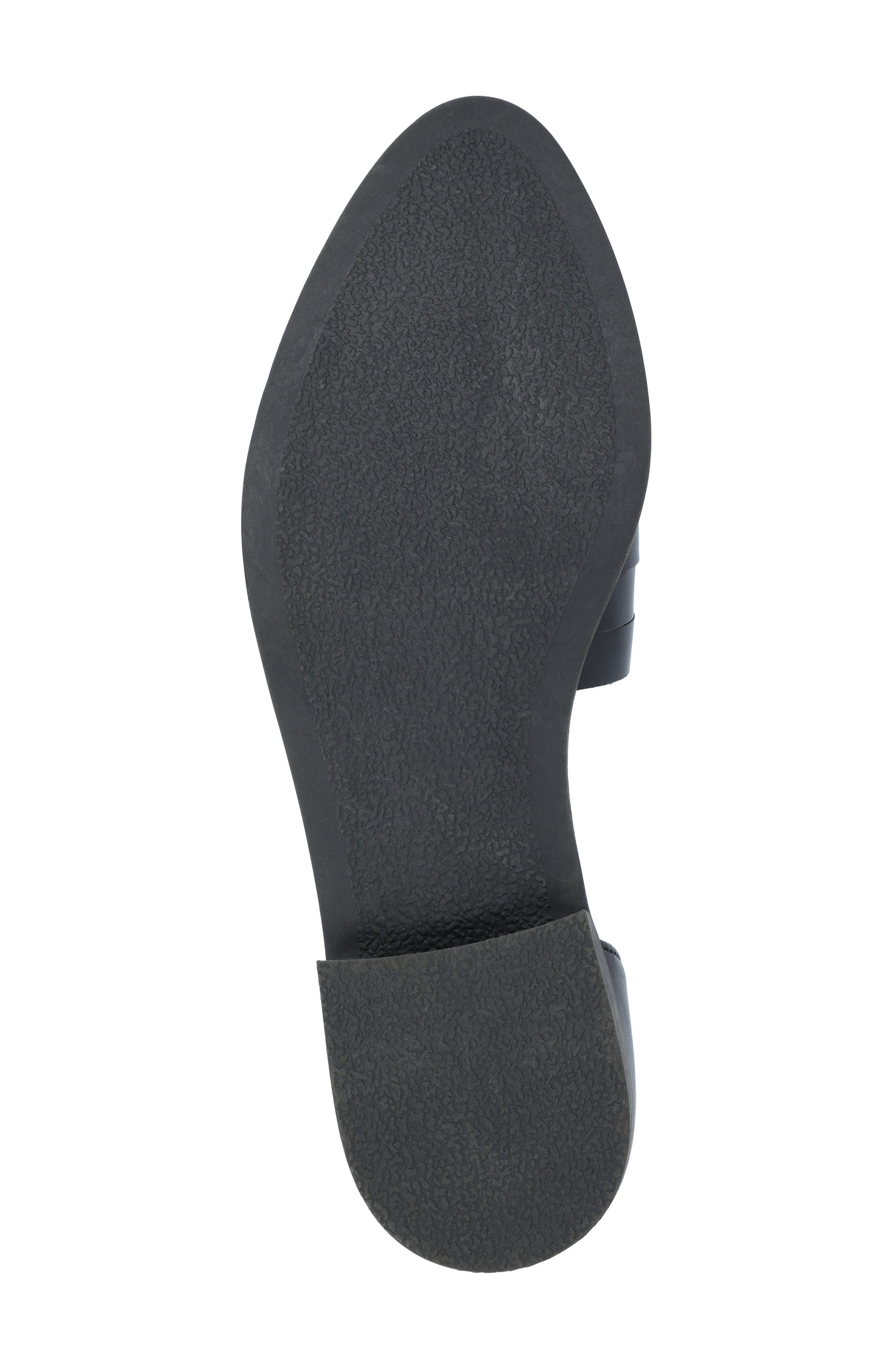 Journee Collection Anyah Vegan Leather Flat, Alternate, color, Black