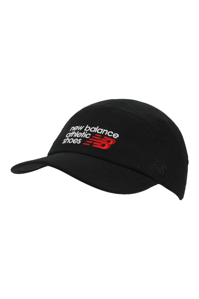 Five-Panel Camper Hat, Main, color, BLACK