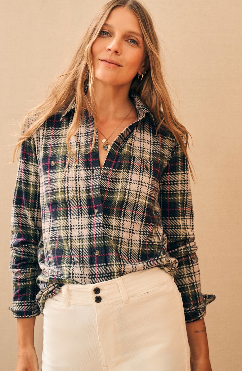 Faherty Legend Plaid Shirt, Alternate, color,