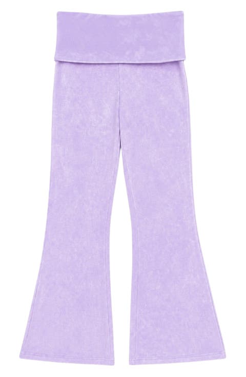 Kids' Foldover Flare Leg Pants