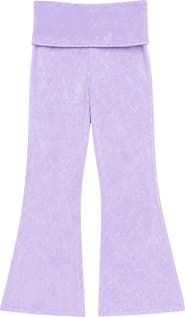 PixieLane Kids' Foldover Flare Leg Pants