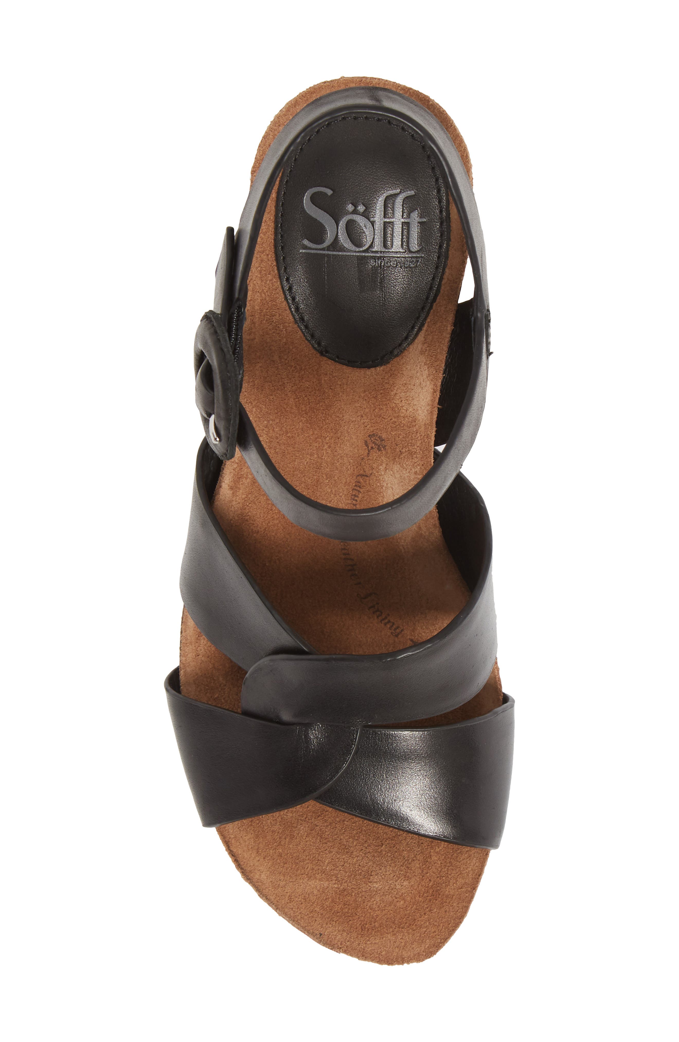 Söfft Casidy Wedge Sandal, Alternate, color, 