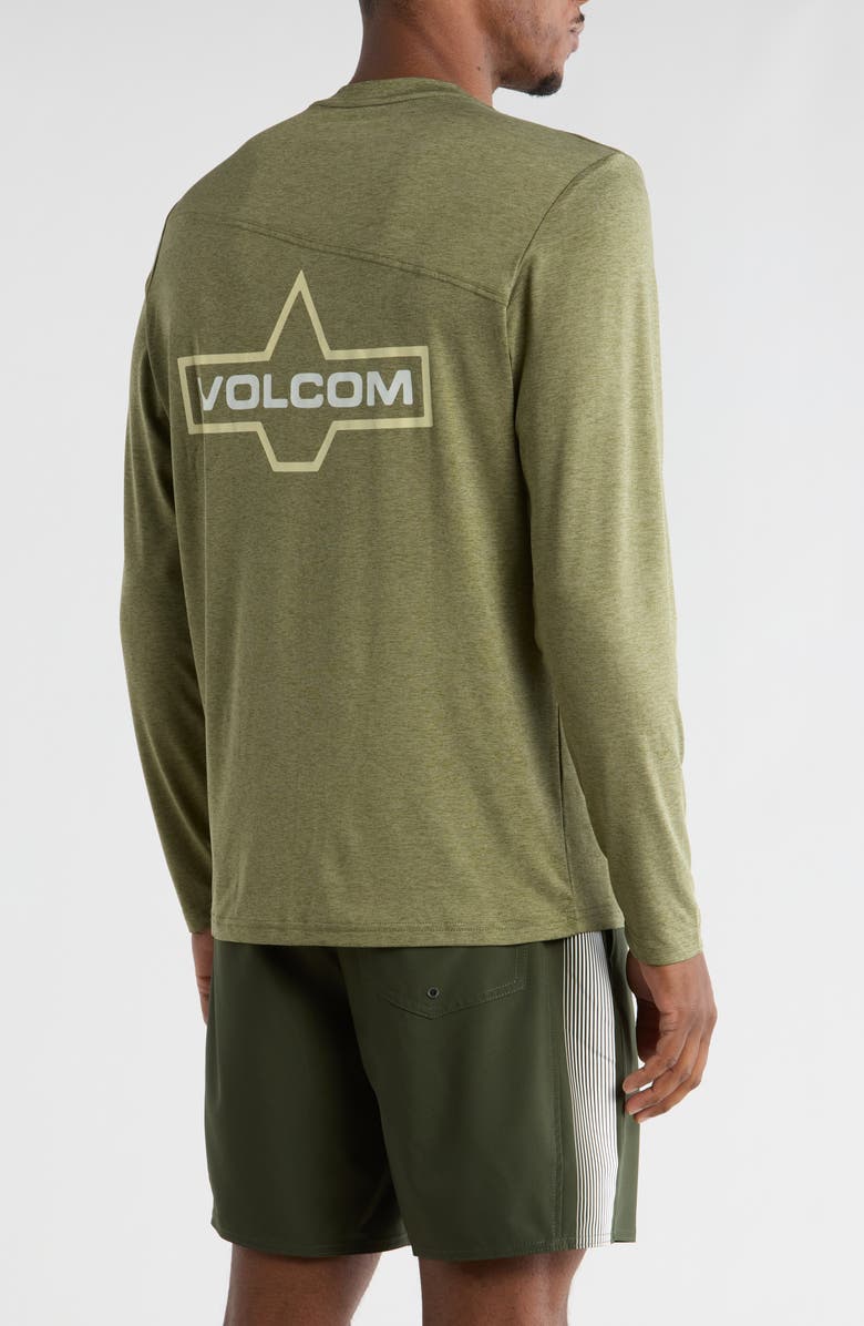 Volcom Remy Long Sleeve Swim Shirt, Alternate, color, Winter Moss
