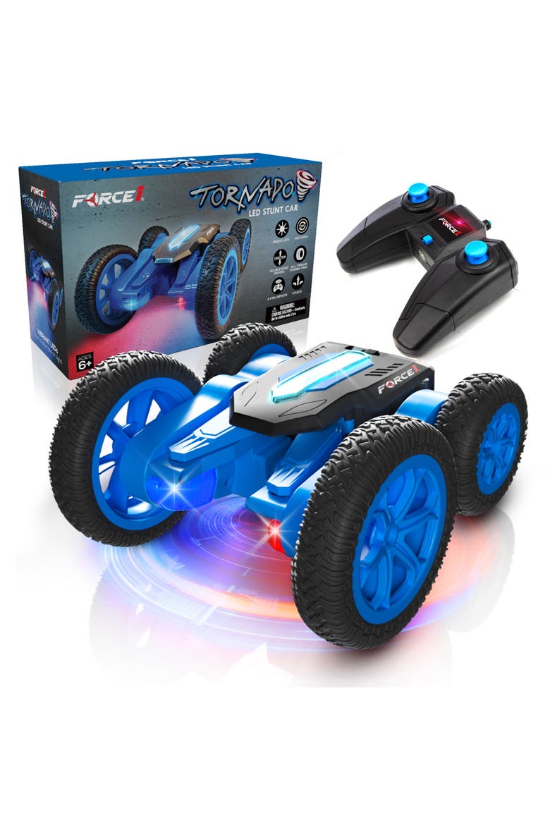 Tornado LED Remote Control Car, Main, color, Blue