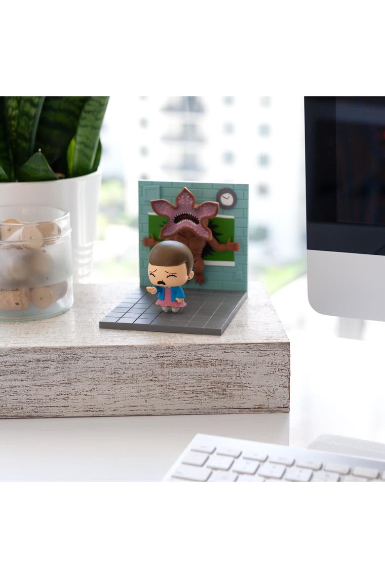 Stranger Things Eleven Vs. Demogorgon Exclusive Diorama | SuperEmoFriends Design, Alternate, color, Multi-Color