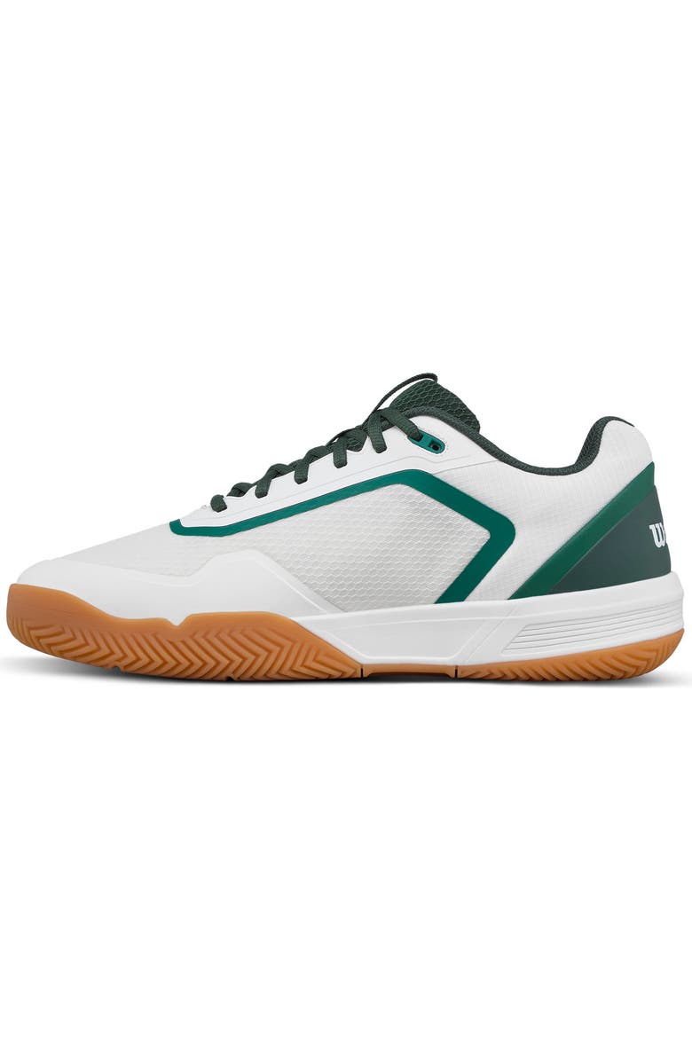 WILSON CourtGlide Tennis Shoe, Alternate, color, White / Sycamore / Gum