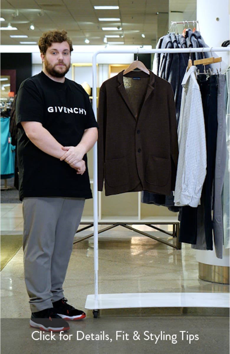 Solid Brown Wool Sport Coat, sales video thumbnail