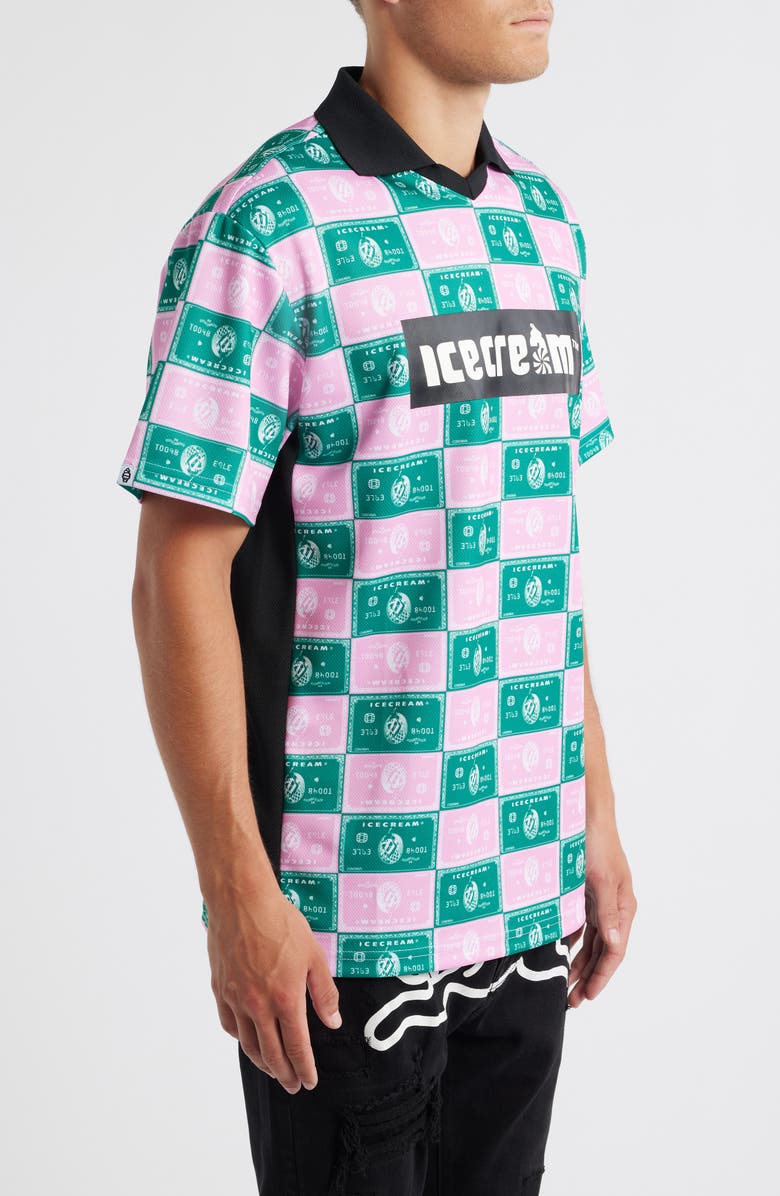 ICECREAM Connor Short Sleeve Soccer Jersey, Alternate, color, Orchid