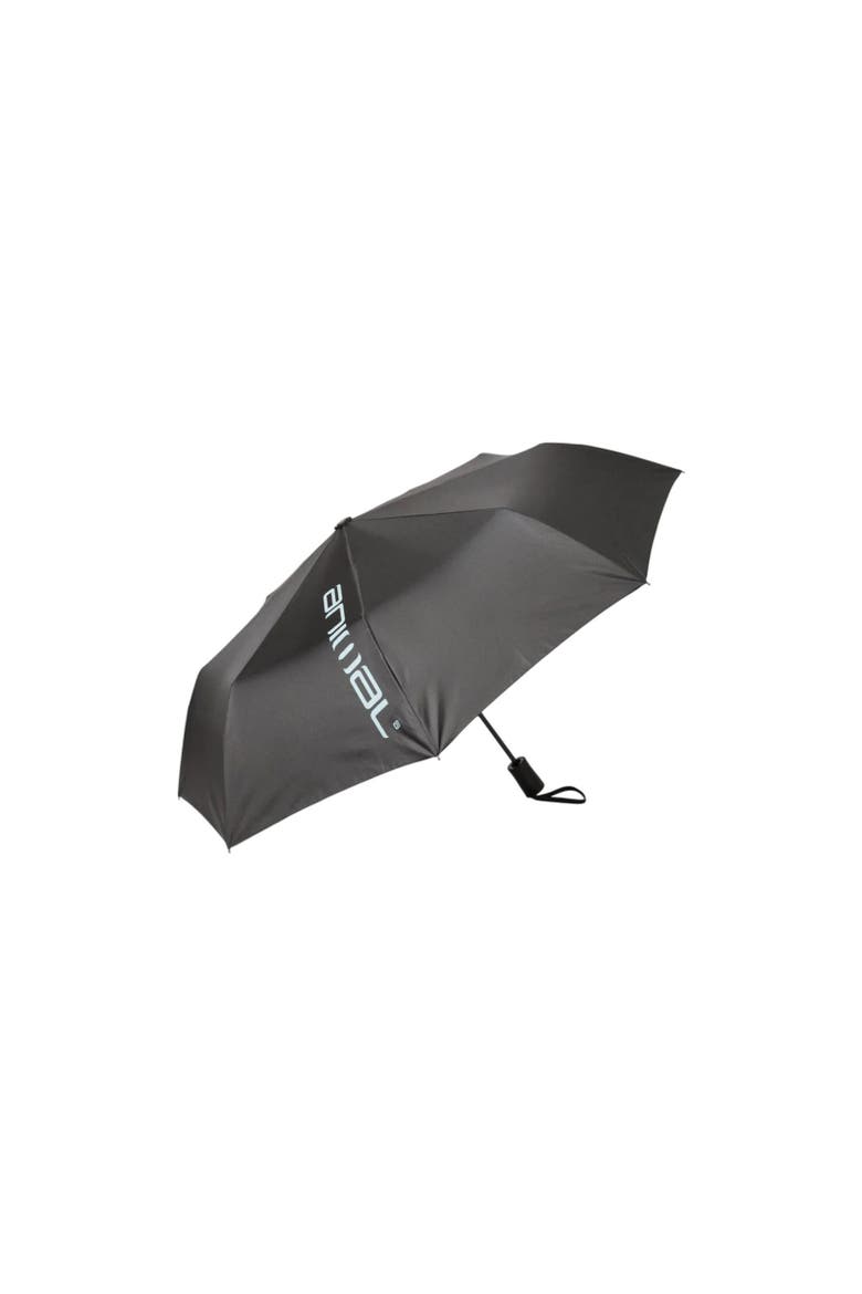Mini Automatic Folding Umbrella, Alternate, color, Black