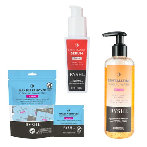 Radiance Refresh Skincare Trio Cleansing Towelettes + Revitalizing Facial Wash + Regenerating Serum