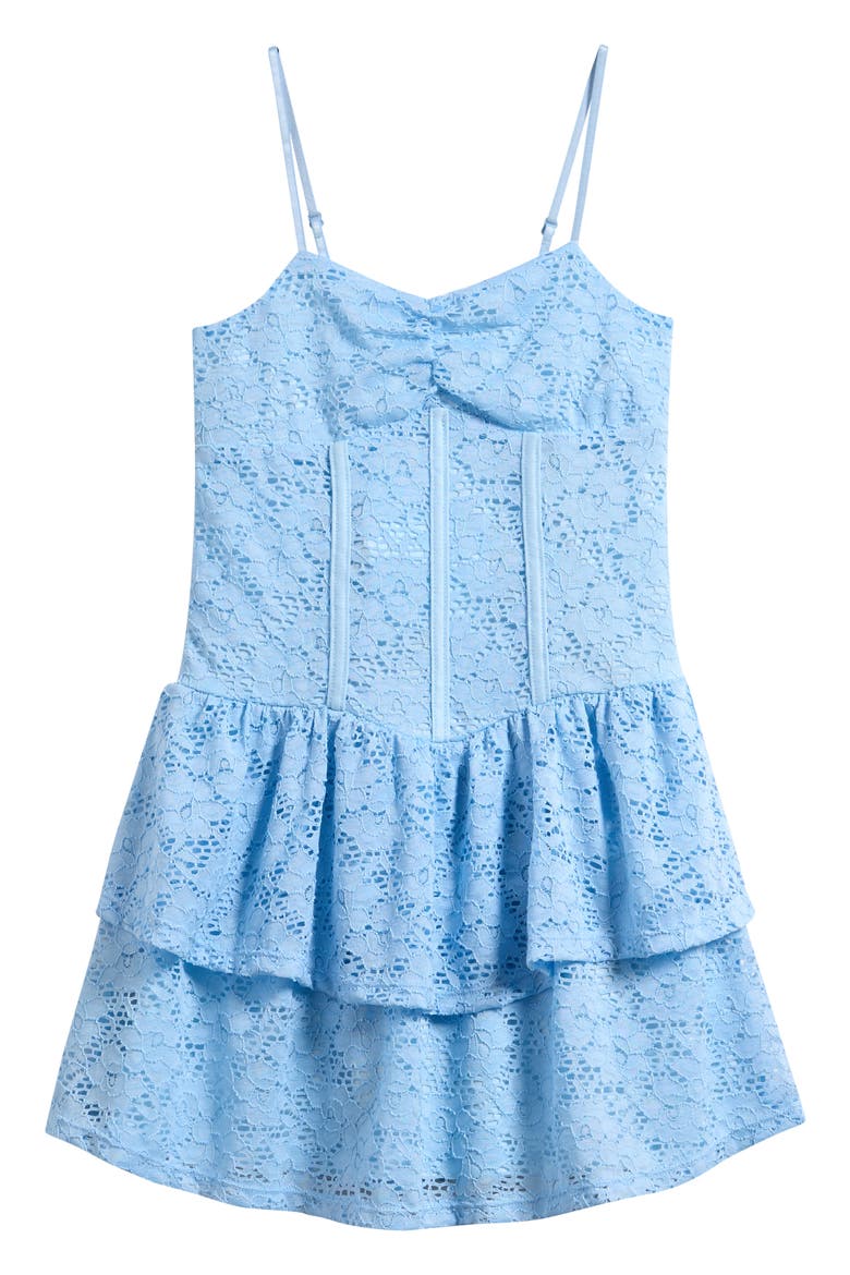 nordstrom blue lace dress Tween Tiered Lace Dress