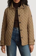 Lauren Ralph Lauren Houndstooth Quilted Jacket