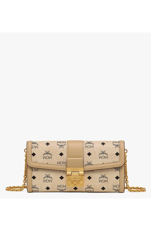 Tracy Chain Wallet in Visetos