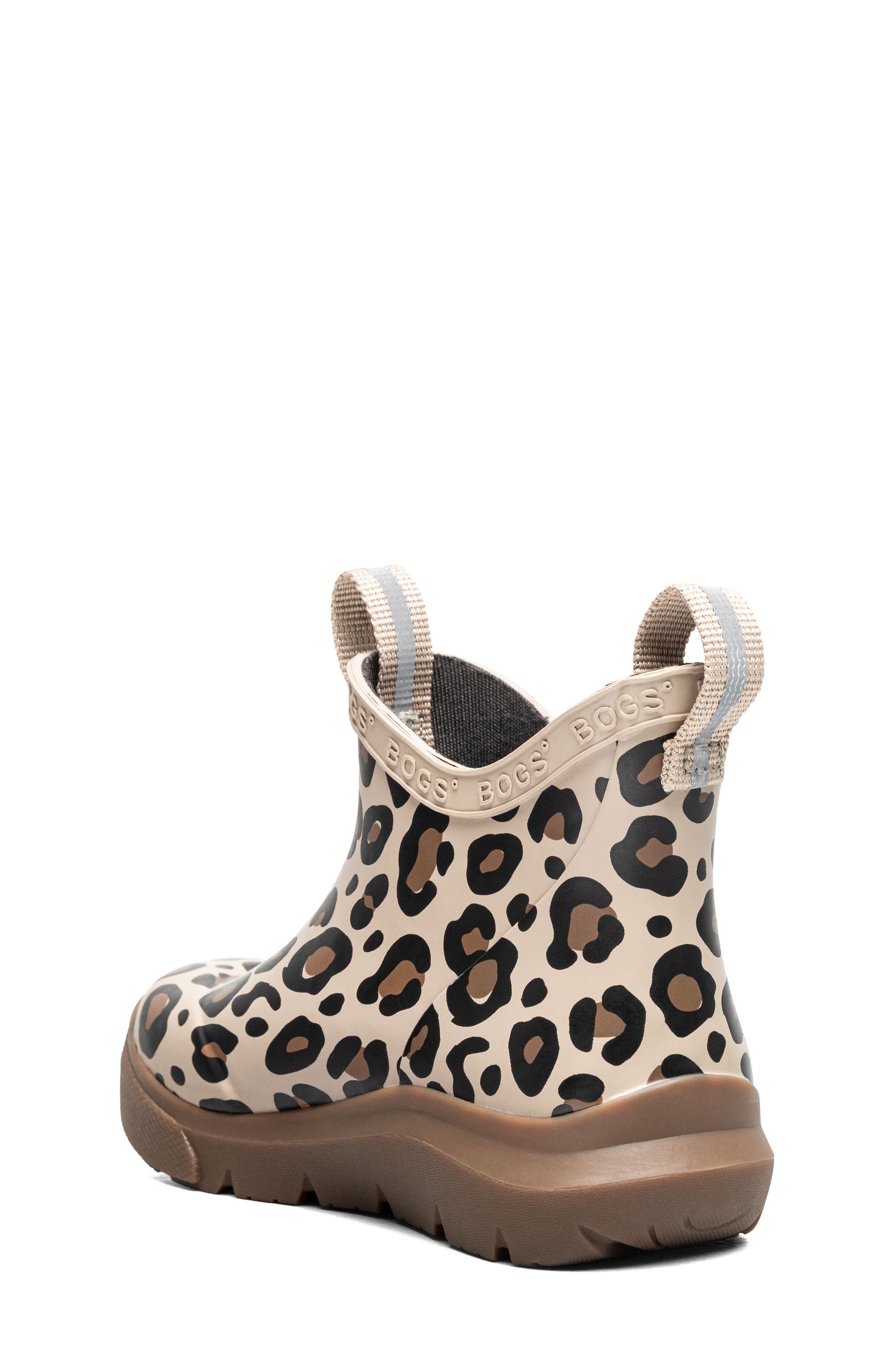 Kids' Skyline Waterproof Leopard Rain Boot, Alternate, color, TAUPE MULTI