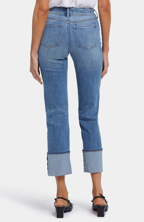 Nydj Marilyn Wide Cuff Straight Leg Jeans In Barcelona Breeze