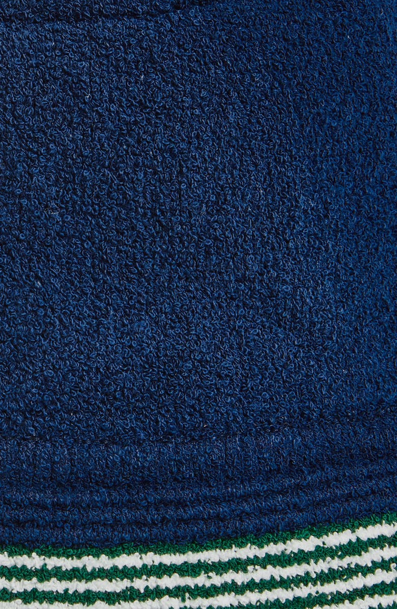 Casablanca Stripe Logo Embroidered Bucket Hat, Alternate, color, 